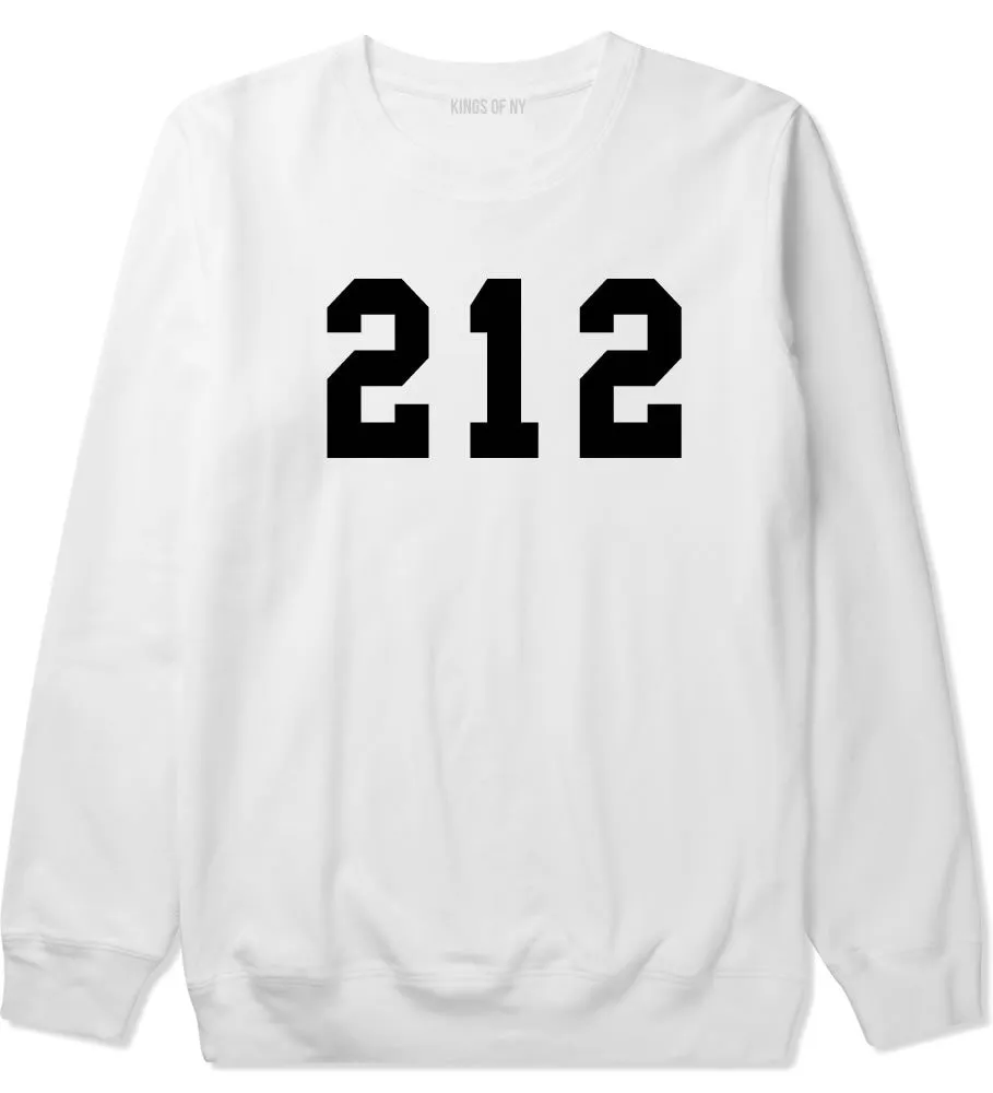 212 New York Area Code Crewneck Sweatshirt