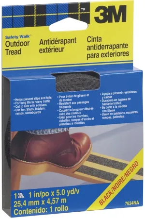 3M Safety-Walk 7634 Outdoor Tread, 4.572 m L, 1 in W :CD: QUANTITY: 1