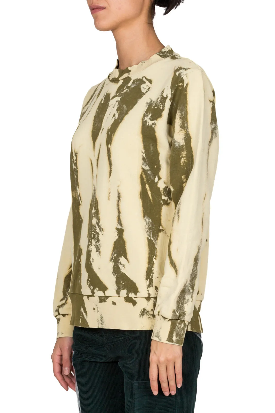 Abstract Print Sweatshirt