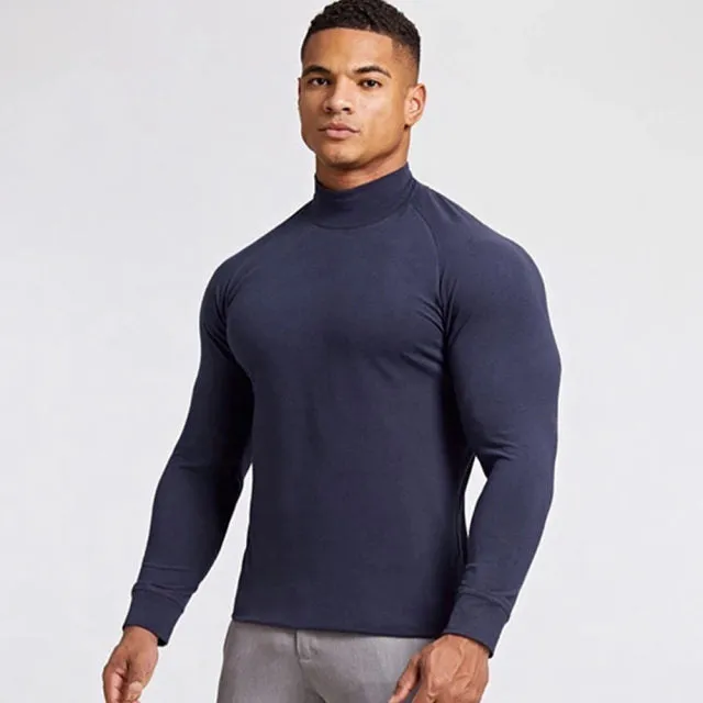 Aidase Quick dry Long sleeve Shirt Men Gym Fitness T-shirt Male Running Sport Bodybuilding Skinny Tee Tops Spring New Workout Clothing