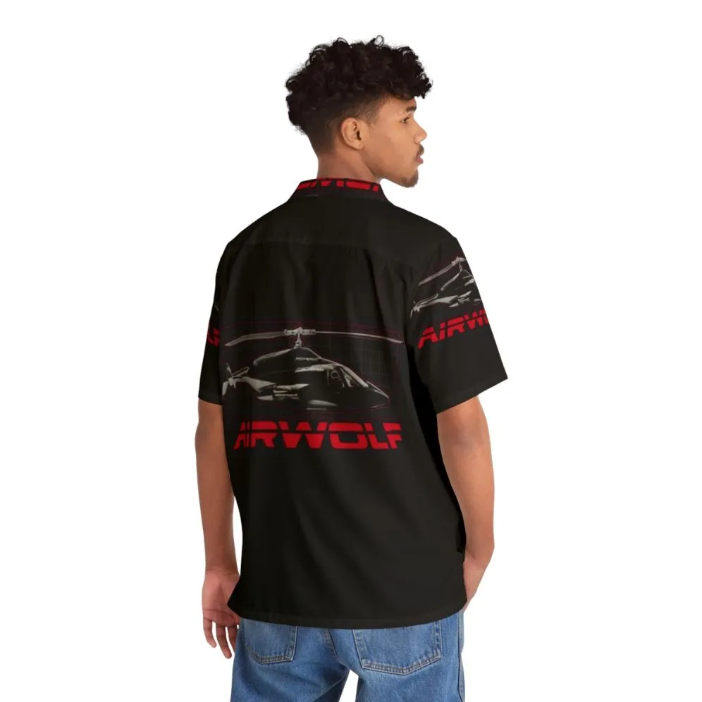 Airwolf Retro 80s Hawaiian Shirt