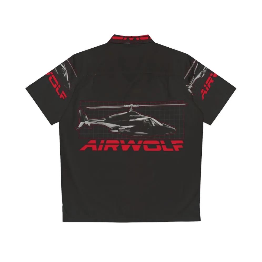 Airwolf Retro 80s Hawaiian Shirt