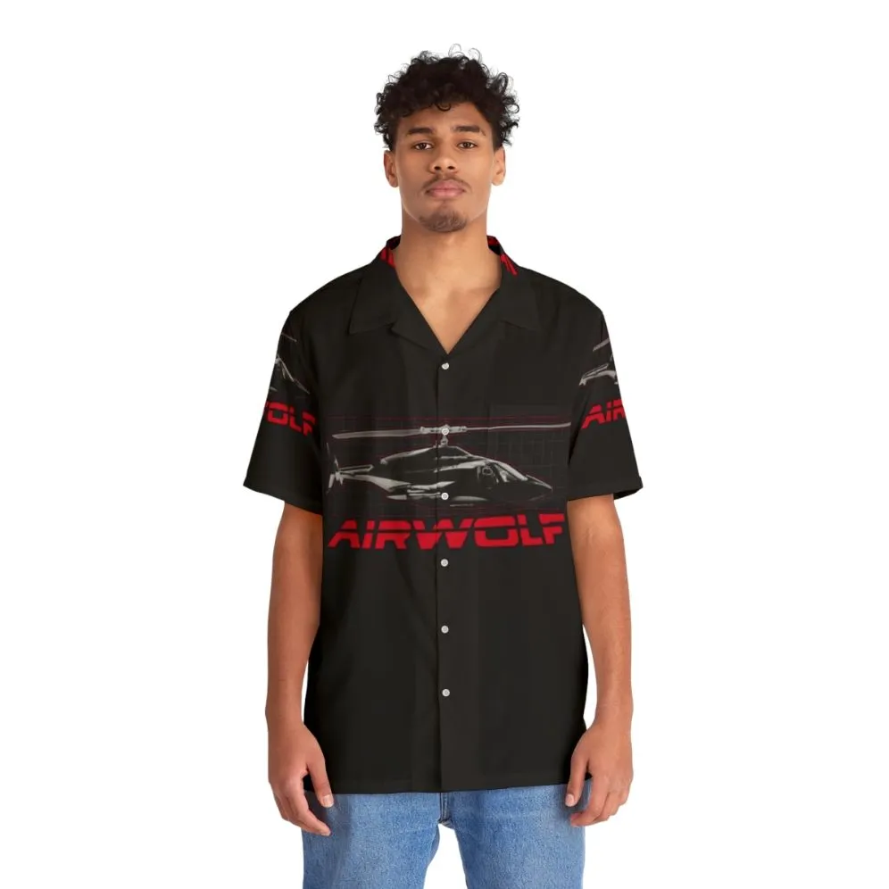 Airwolf Retro 80s Hawaiian Shirt