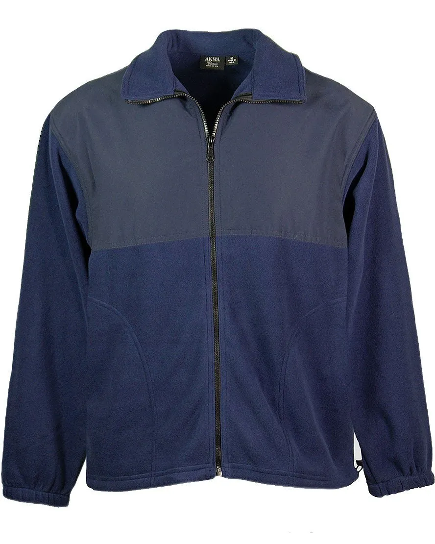 AKWA Men's Micro Fleece Full Zip Jacket