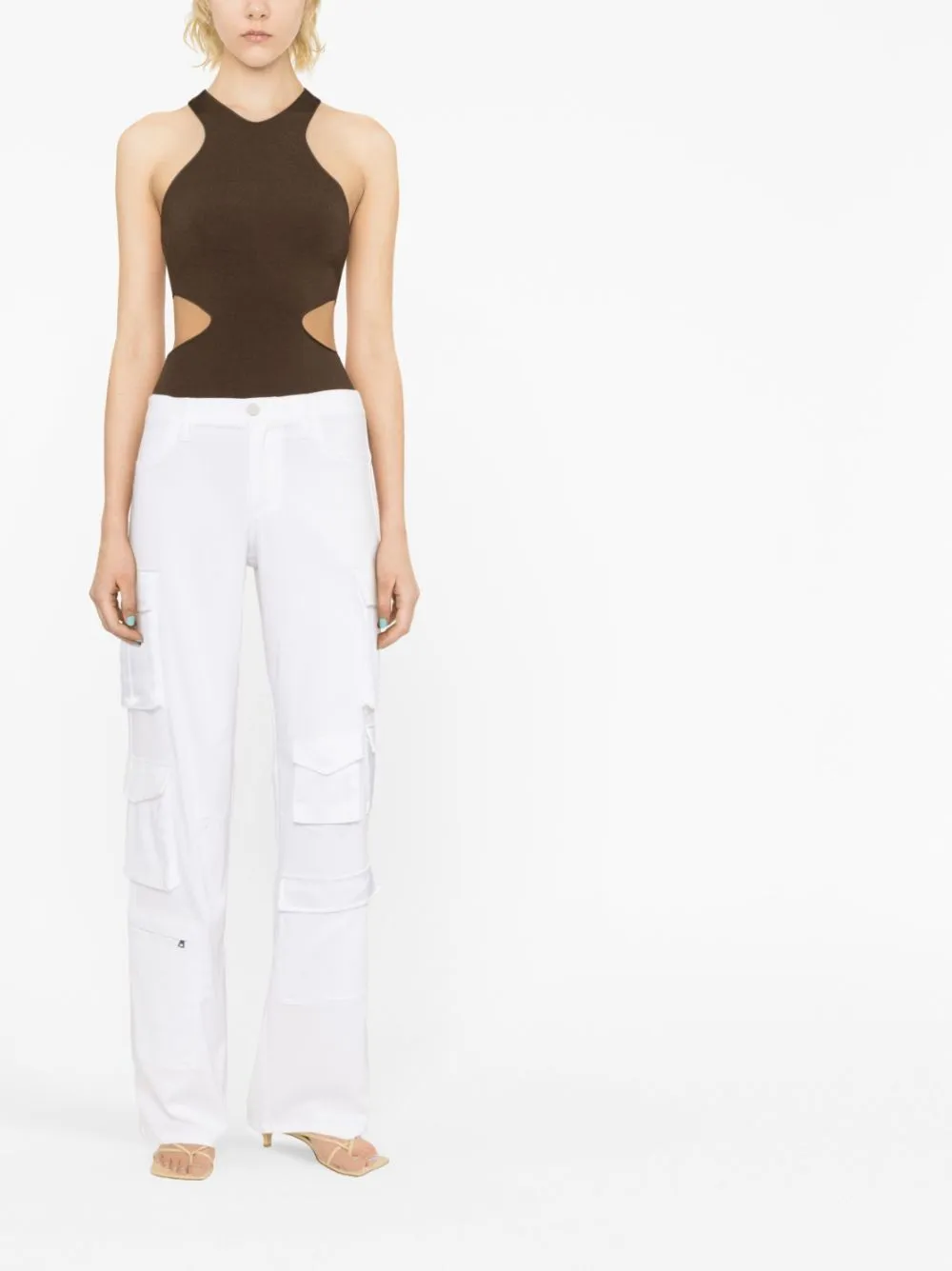 Alice   Olivia Trousers White