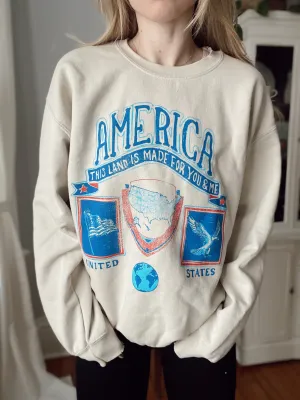 America Vintage Crewneck