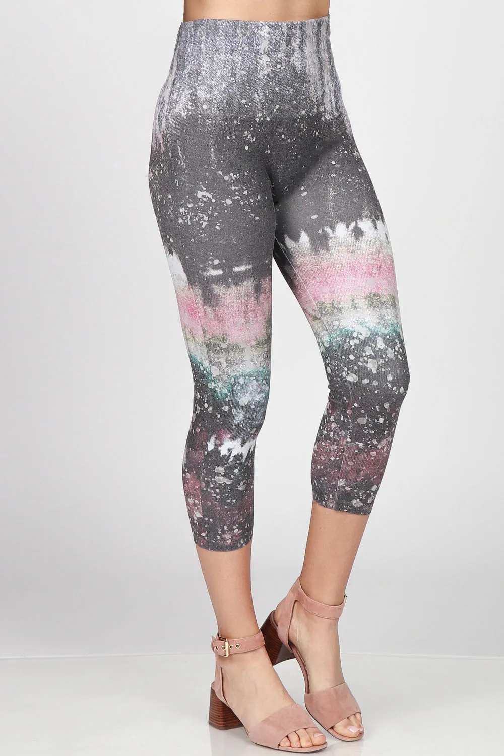 Bella Tie Dye Cropped Leggings