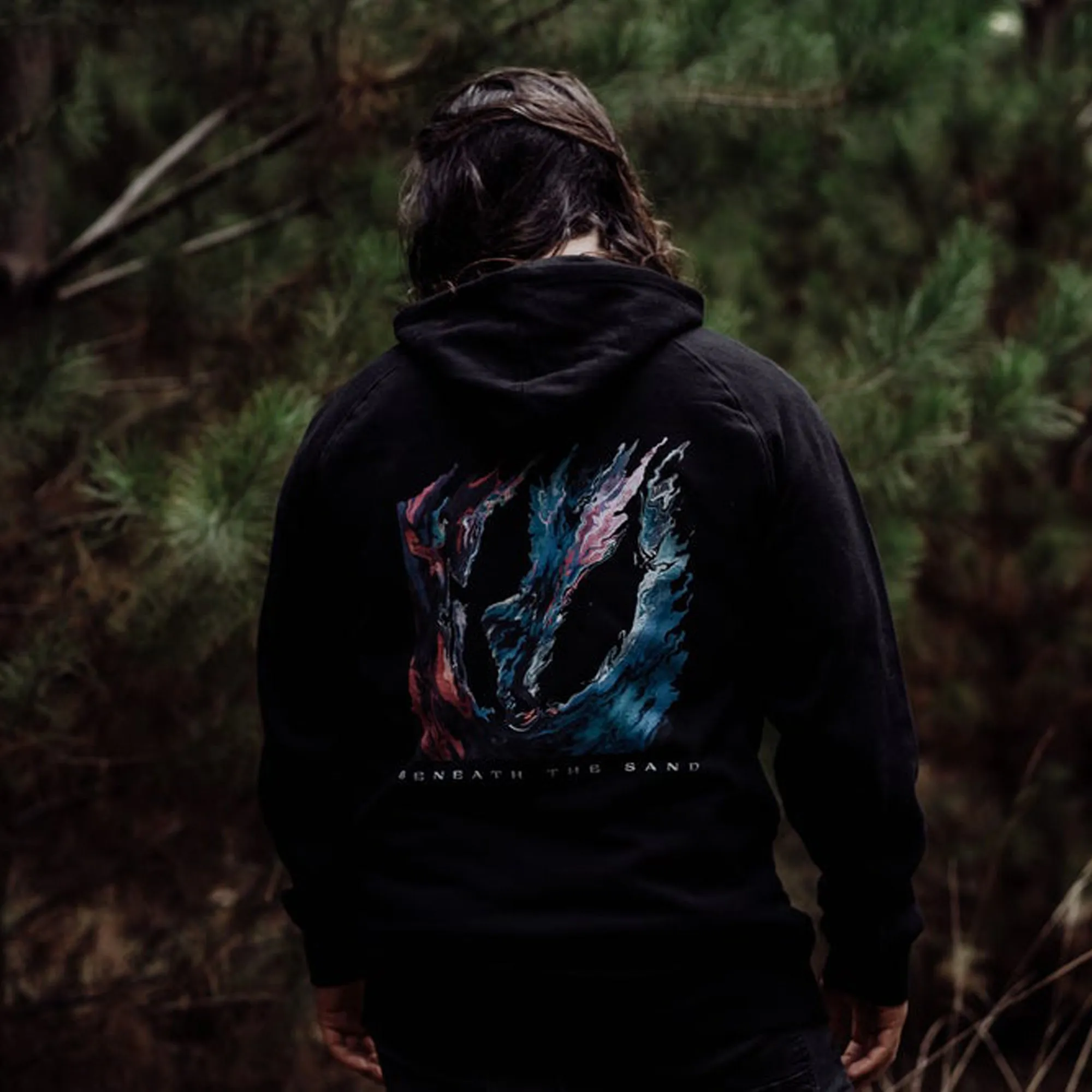 Beneath The Sand Pullover Hoodie (Black)