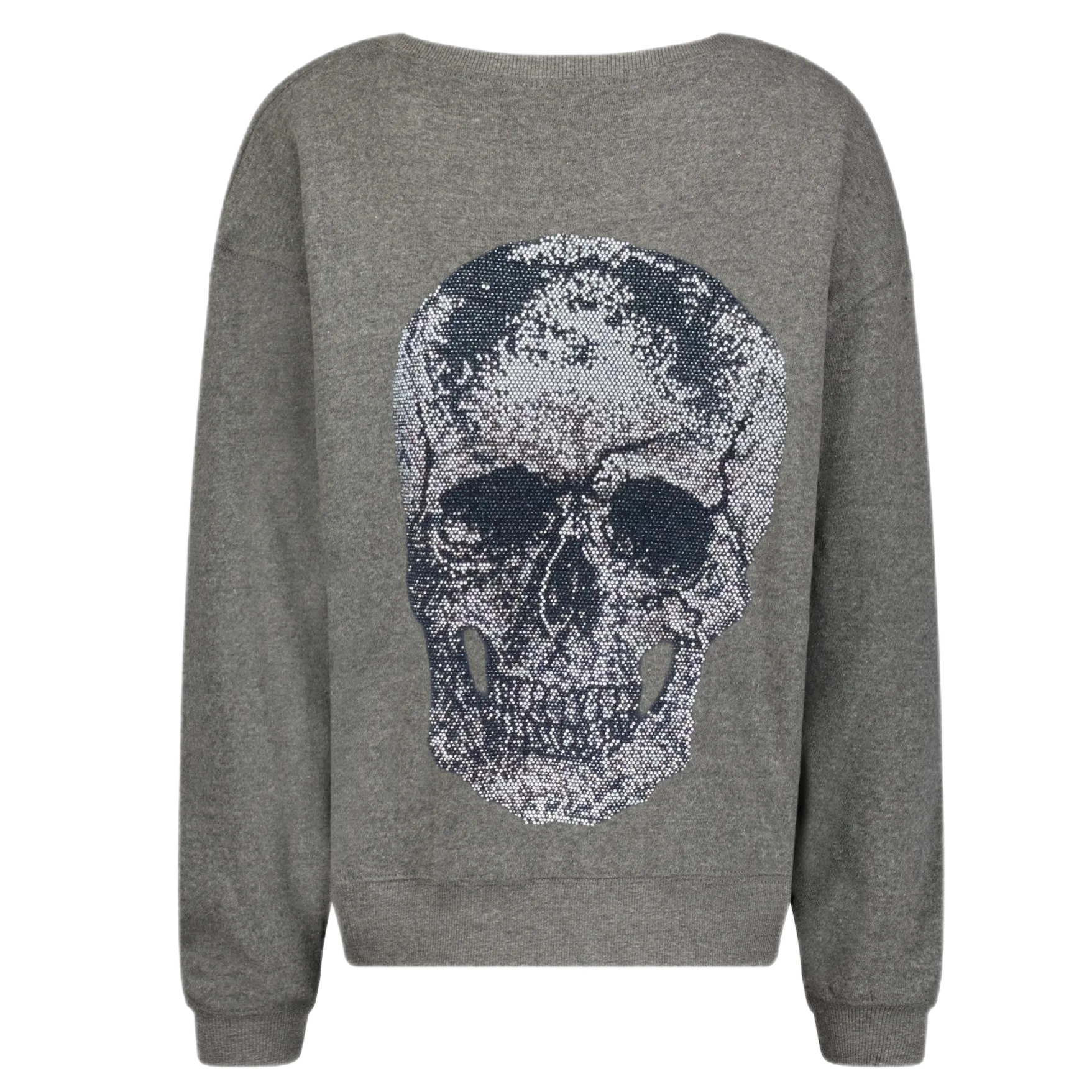 Big Skull Grey Sweatshirt