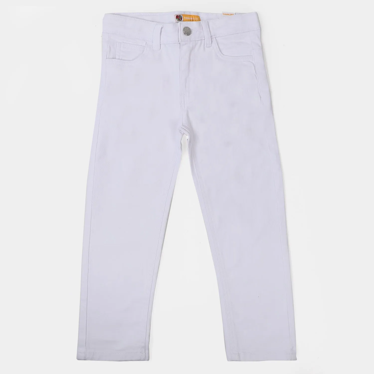 Boys Cotton Pant Independence - White