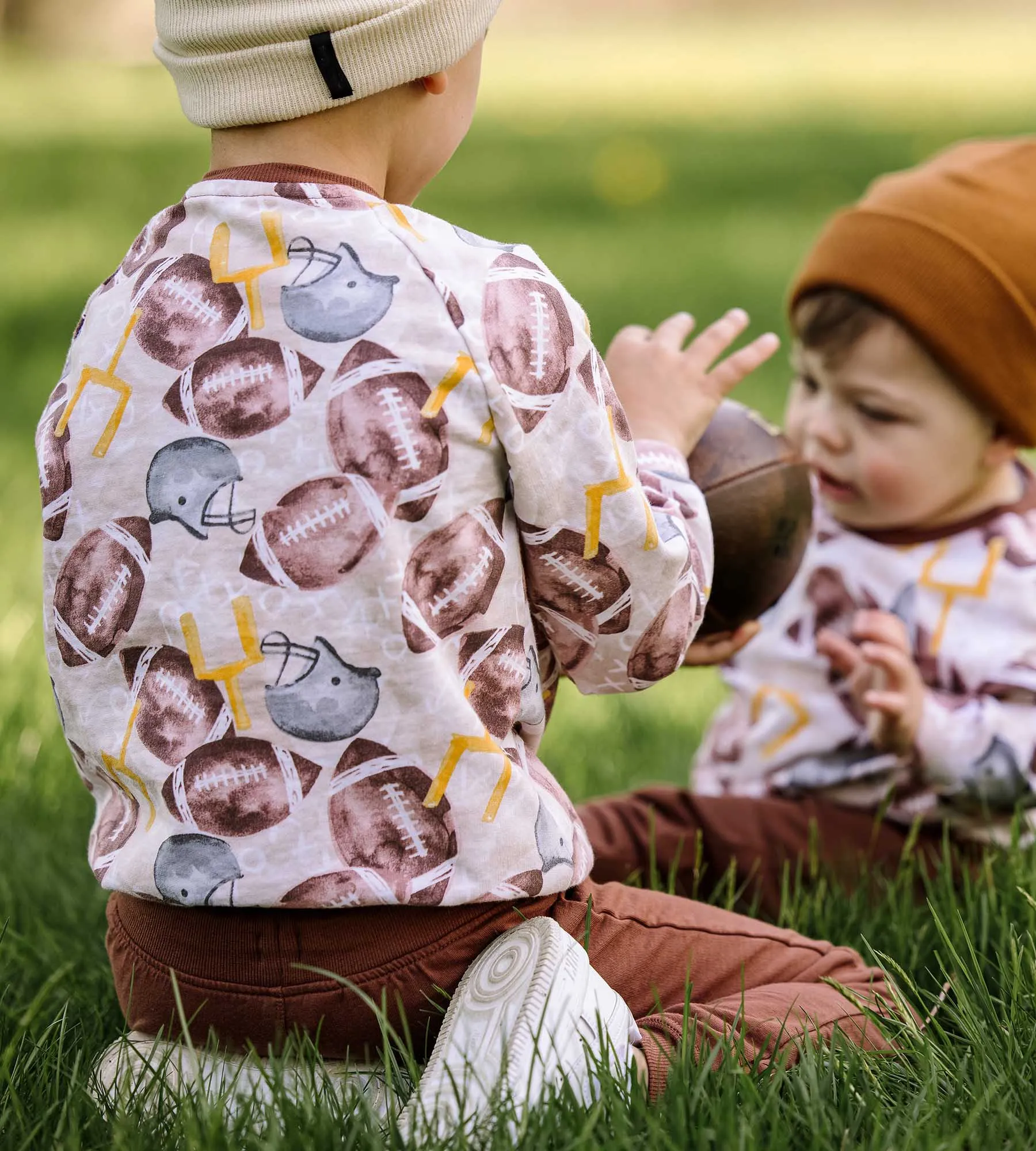 Burt's Bees Organic Baby Football Season Shirt and Pant Set