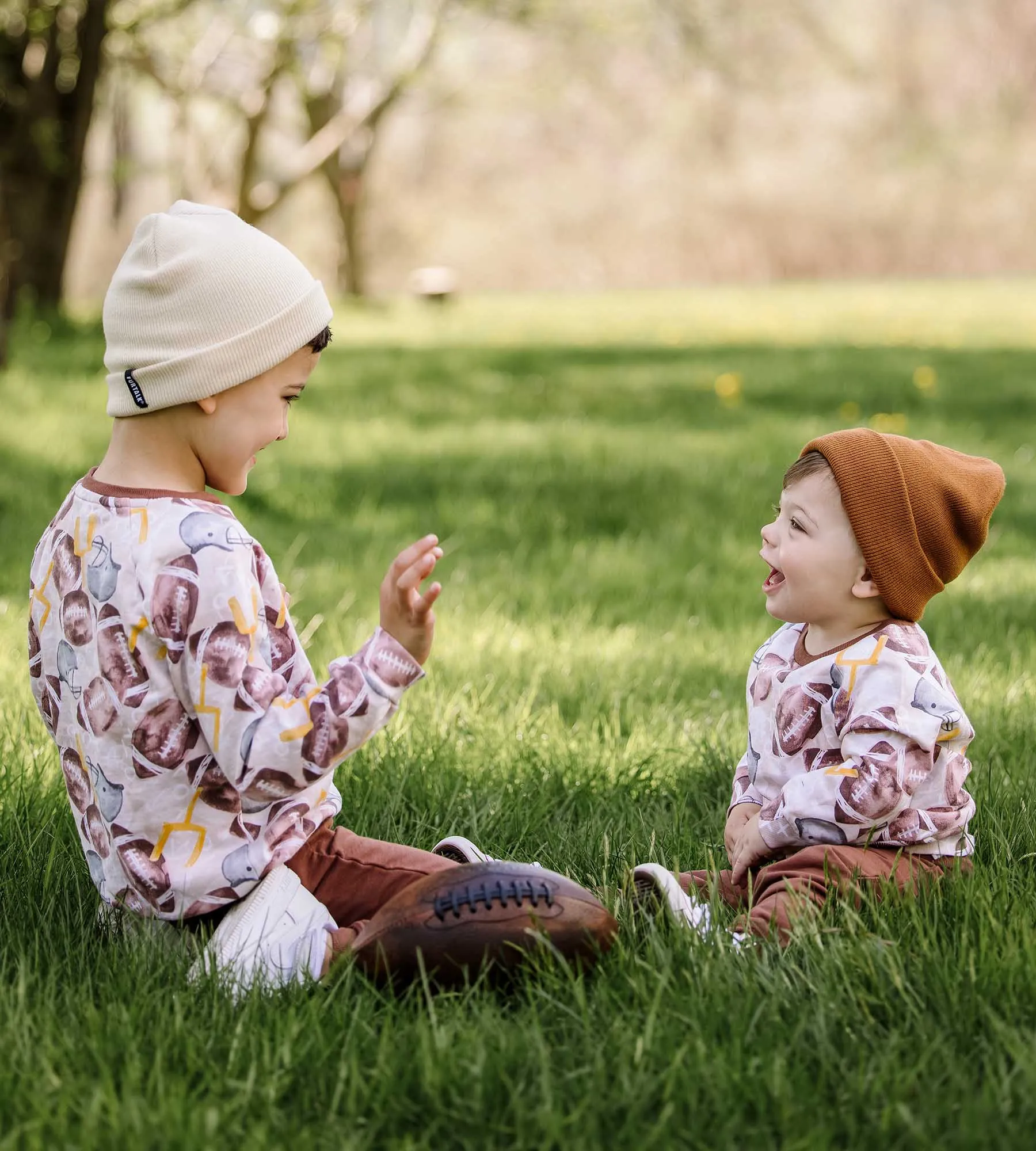 Burt's Bees Organic Baby Football Season Shirt and Pant Set