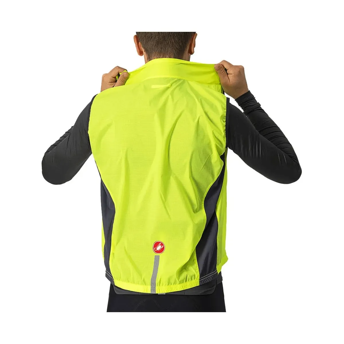 Castelli Squadra Stretch Vest Yellow Flou