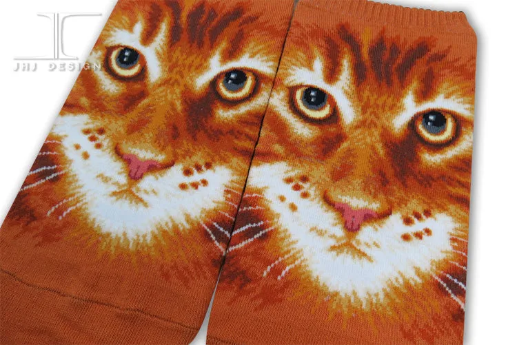 Cat Ankles - Orange Cat Face