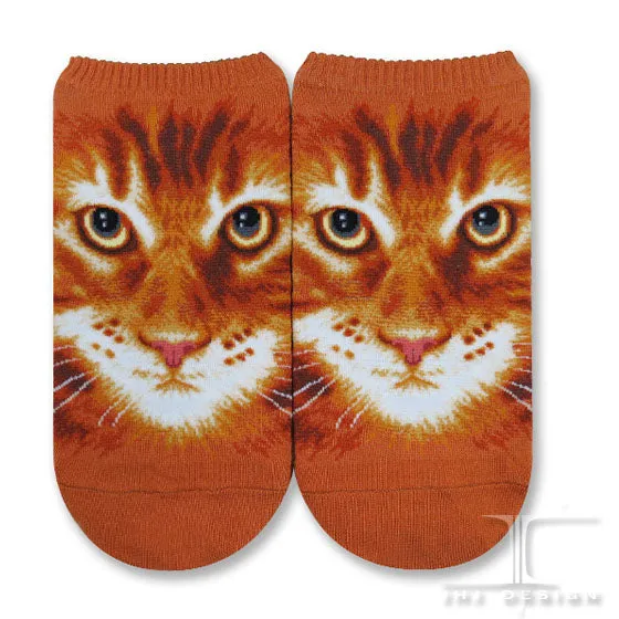 Cat Ankles - Orange Cat Face