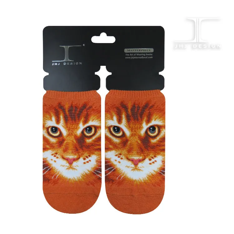 Cat Ankles - Orange Cat Face