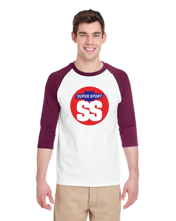 Chevrolet 63 Super Sport promo Raglan Baseball T-Shirt