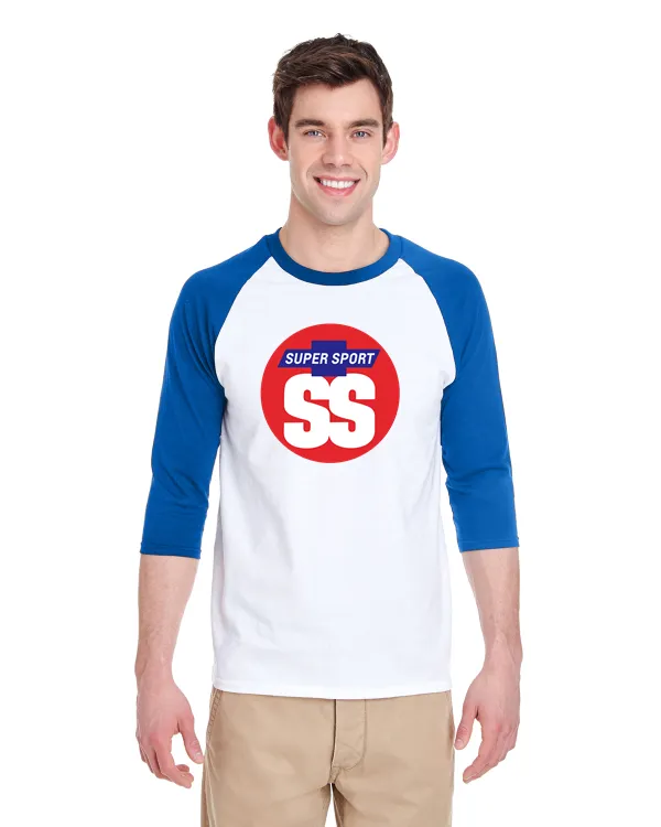 Chevrolet 63 Super Sport promo Raglan Baseball T-Shirt