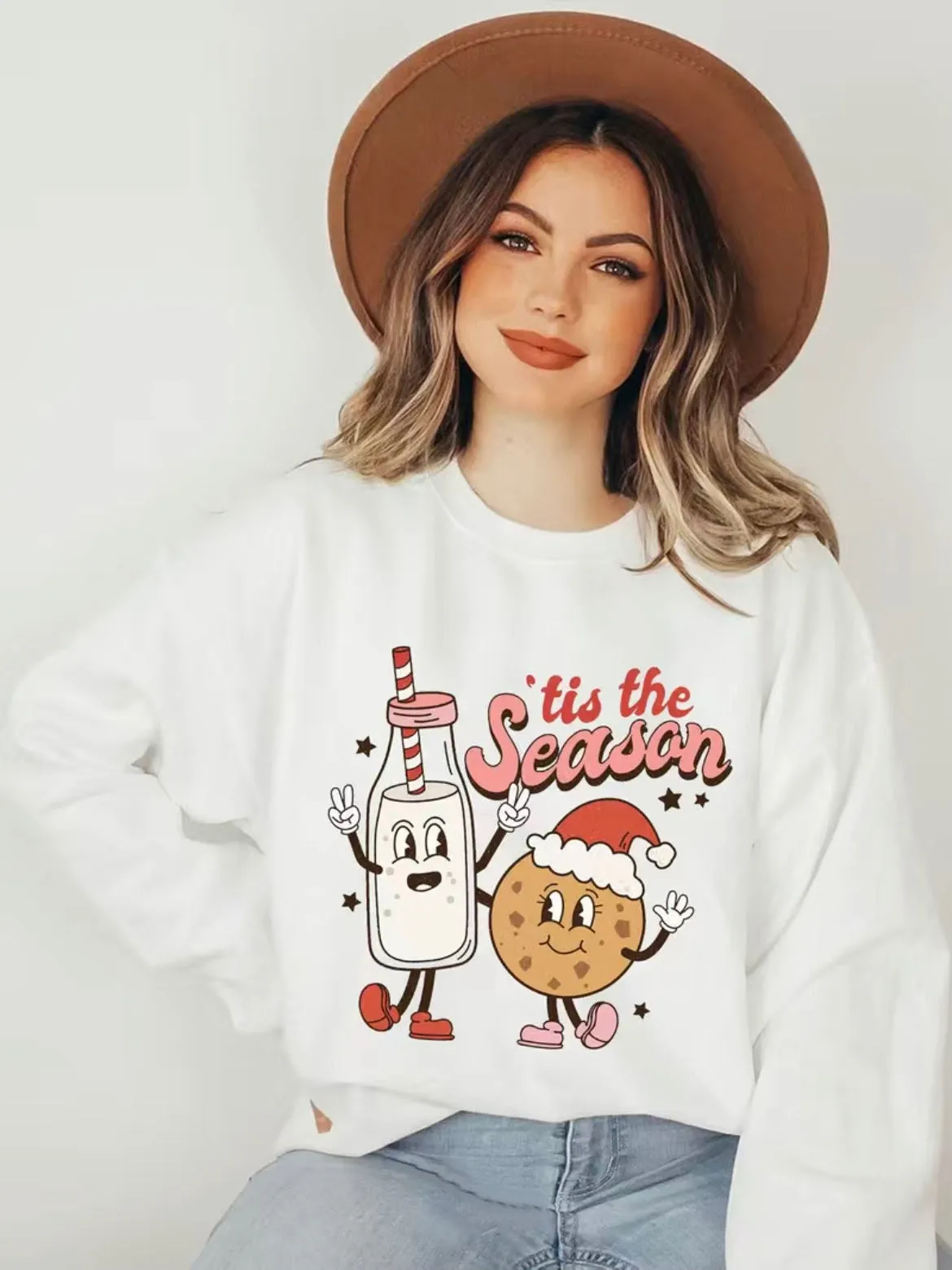 Christmas Cookie and Milk Sweatshirt