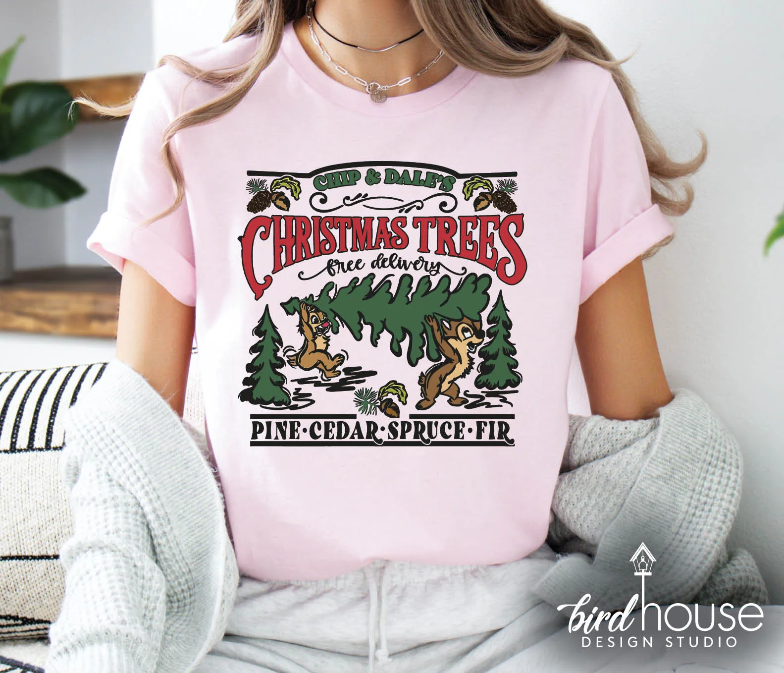 Christmas Trees Chip Dale Shirt