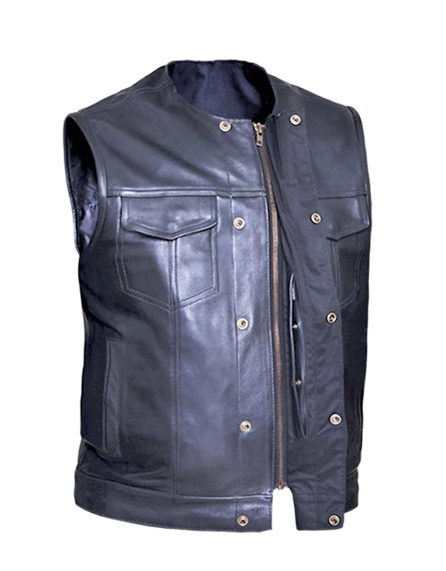 Club Style (Collarless) Premium Vest Mens