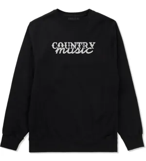 Country Music Mens Crewneck Sweatshirt