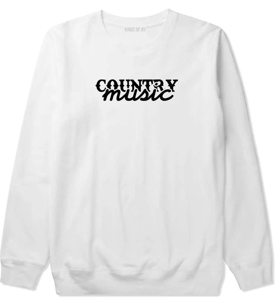 Country Music Mens Crewneck Sweatshirt