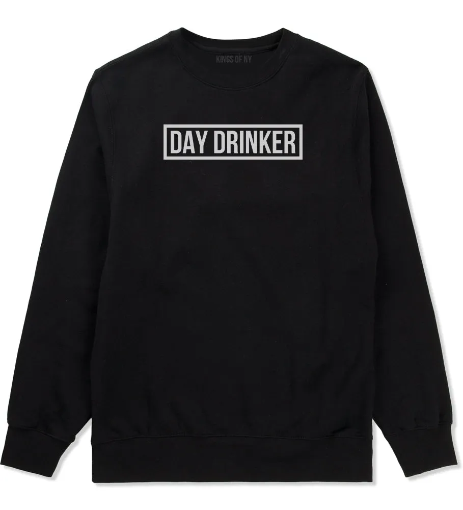 Day Drinker Box Logo Mens Crewneck Sweatshirt