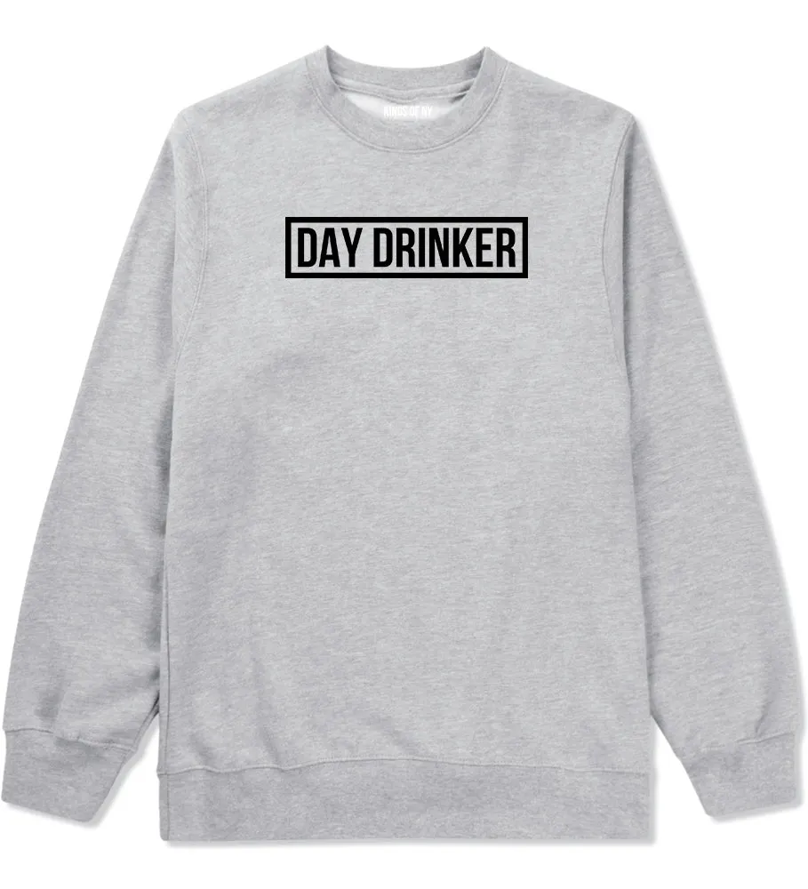 Day Drinker Box Logo Mens Crewneck Sweatshirt