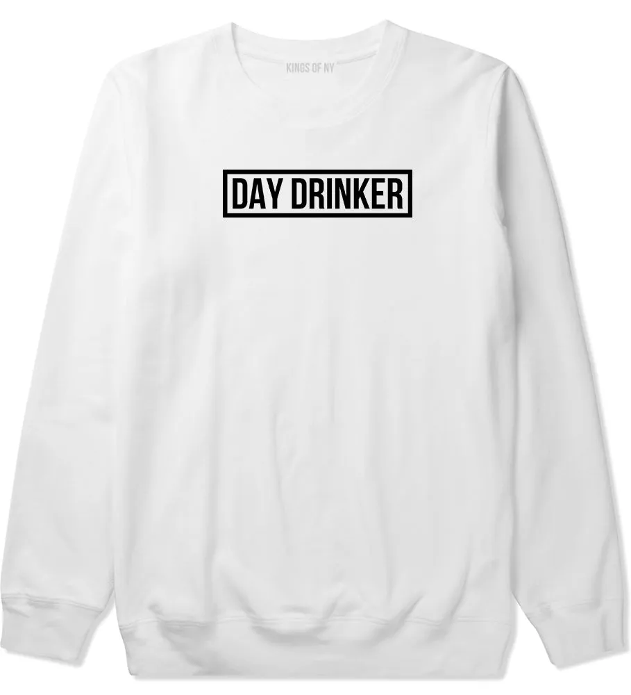 Day Drinker Box Logo Mens Crewneck Sweatshirt