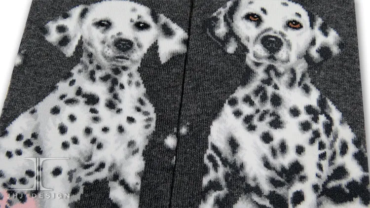 Dogs Ankles - Dalmation Men Size Gray