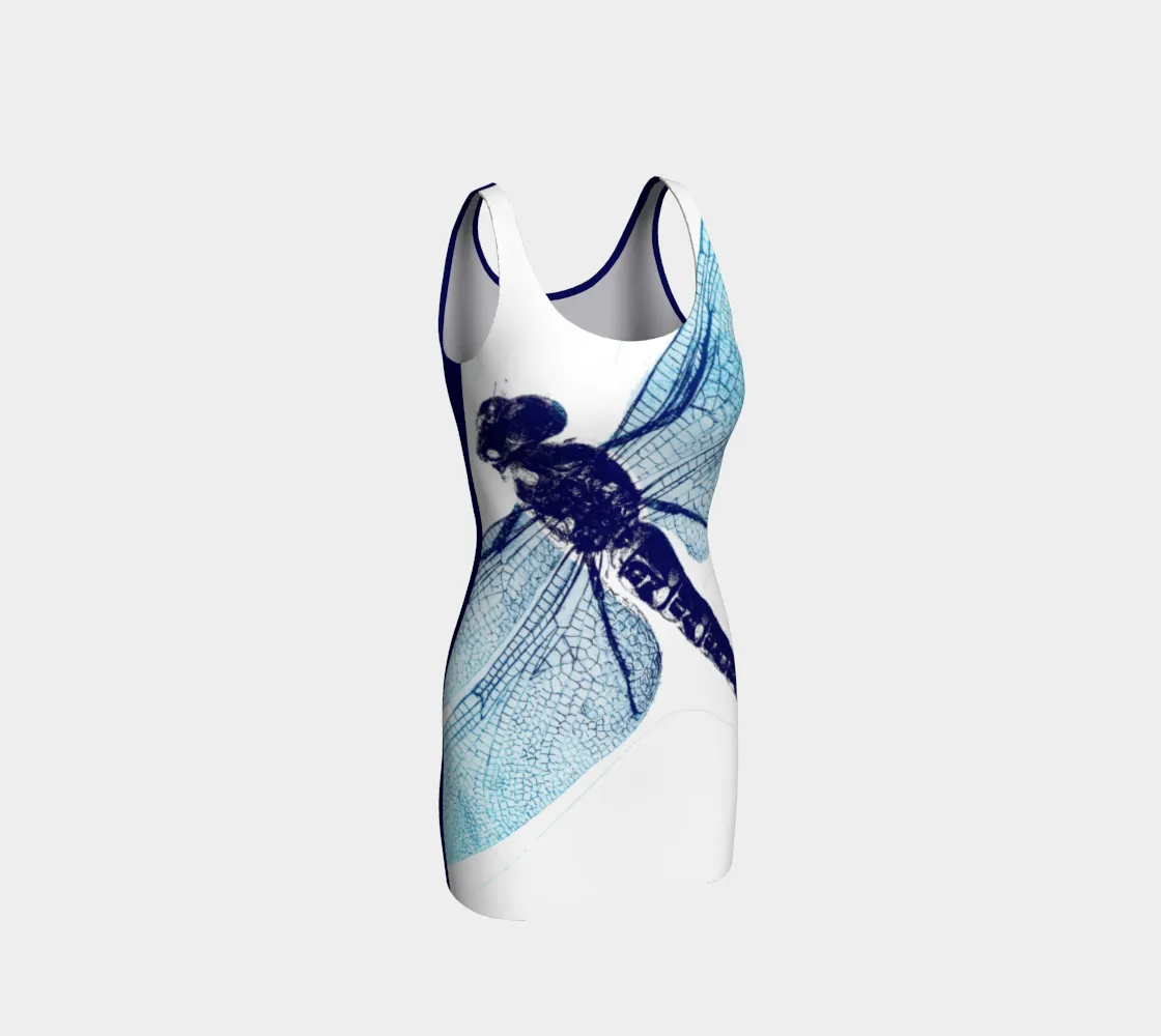 Dragonfly Print Bodycon Dress