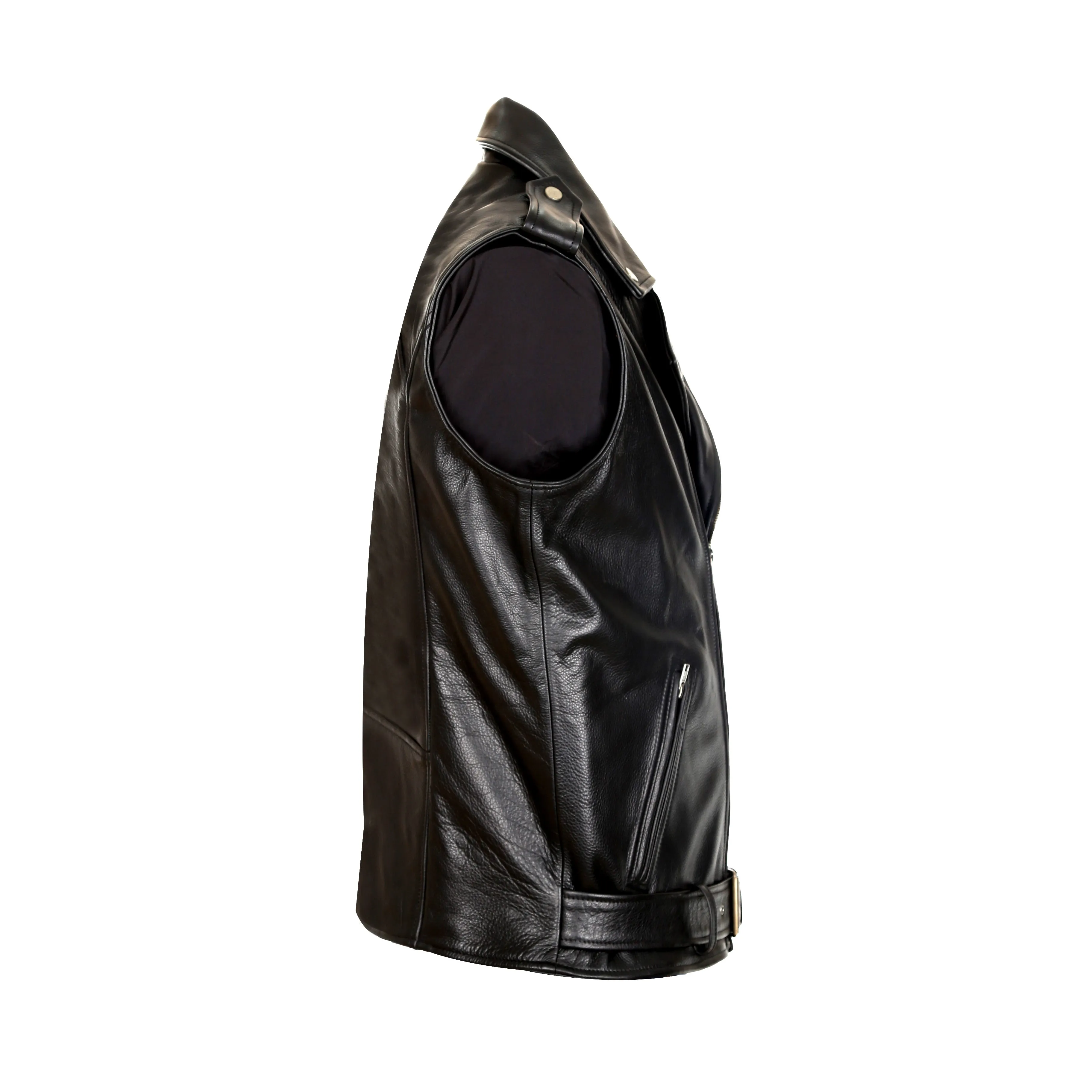 Dylan Men's Motorcycle Leather Vest