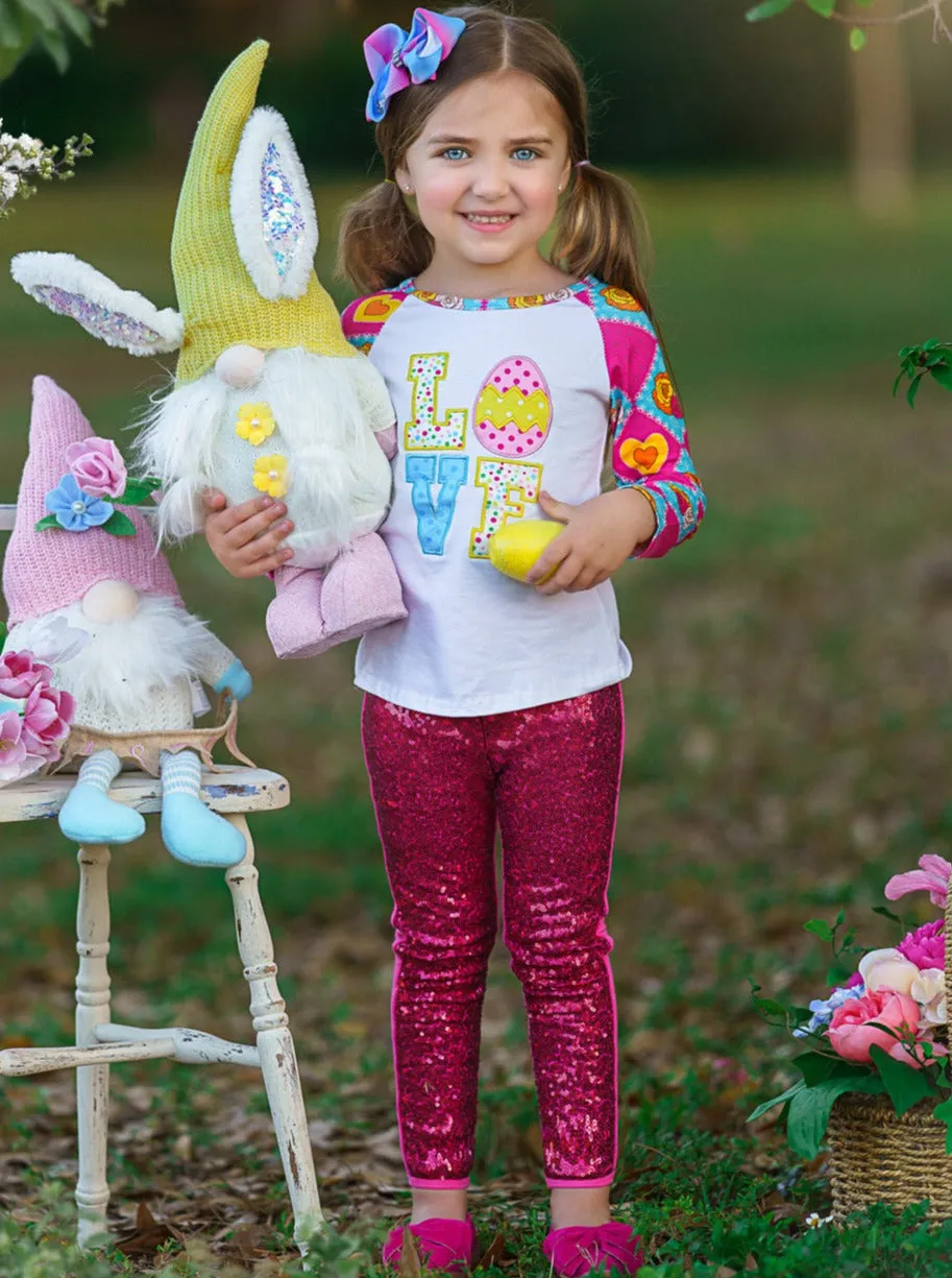 Easter Egg Magic Sparkle Legging Set