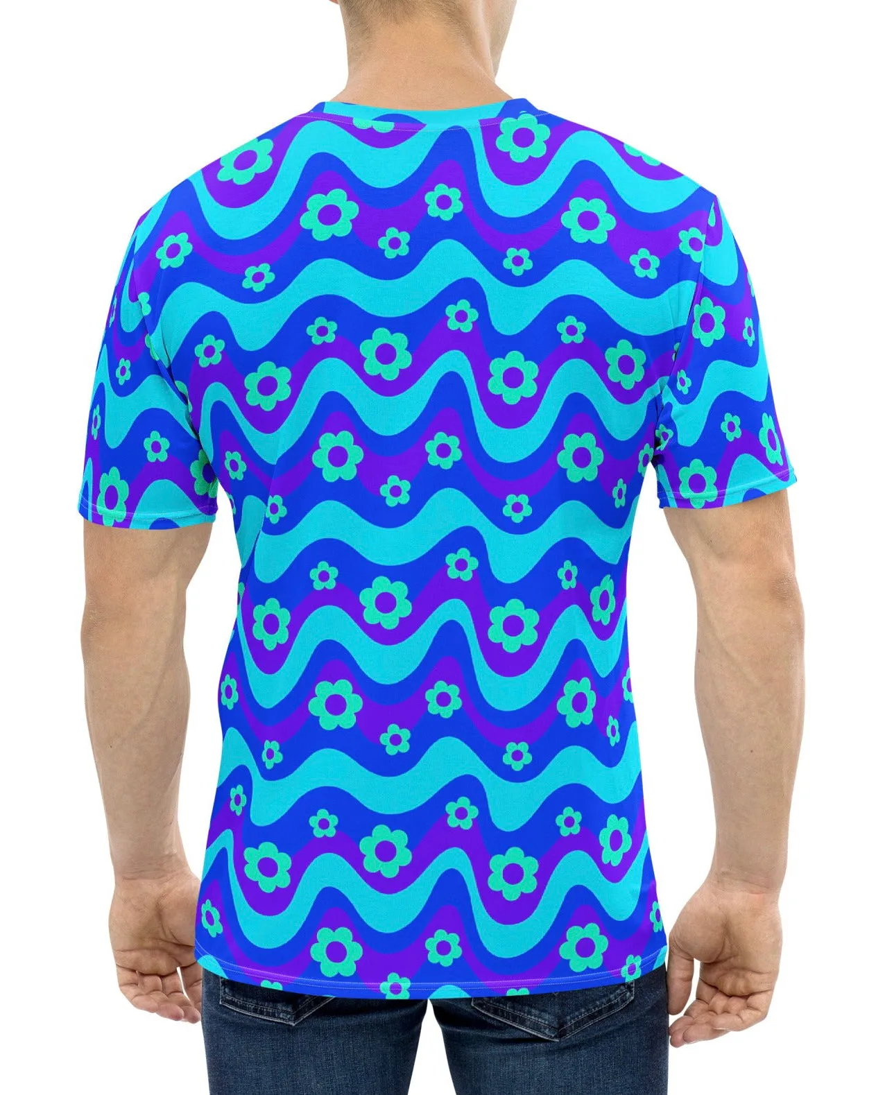 Flower Power Blue T-Shirt