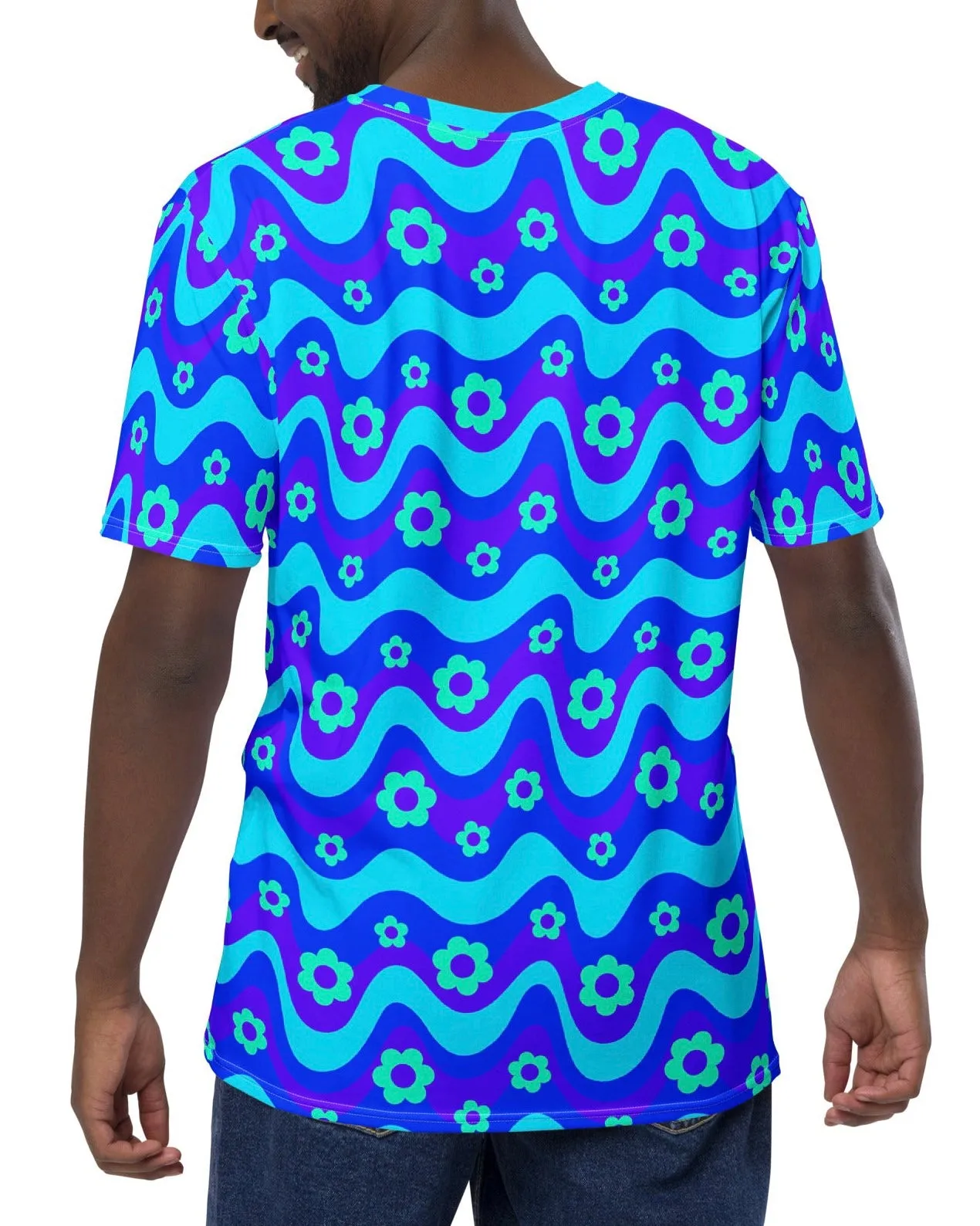 Flower Power Blue T-Shirt