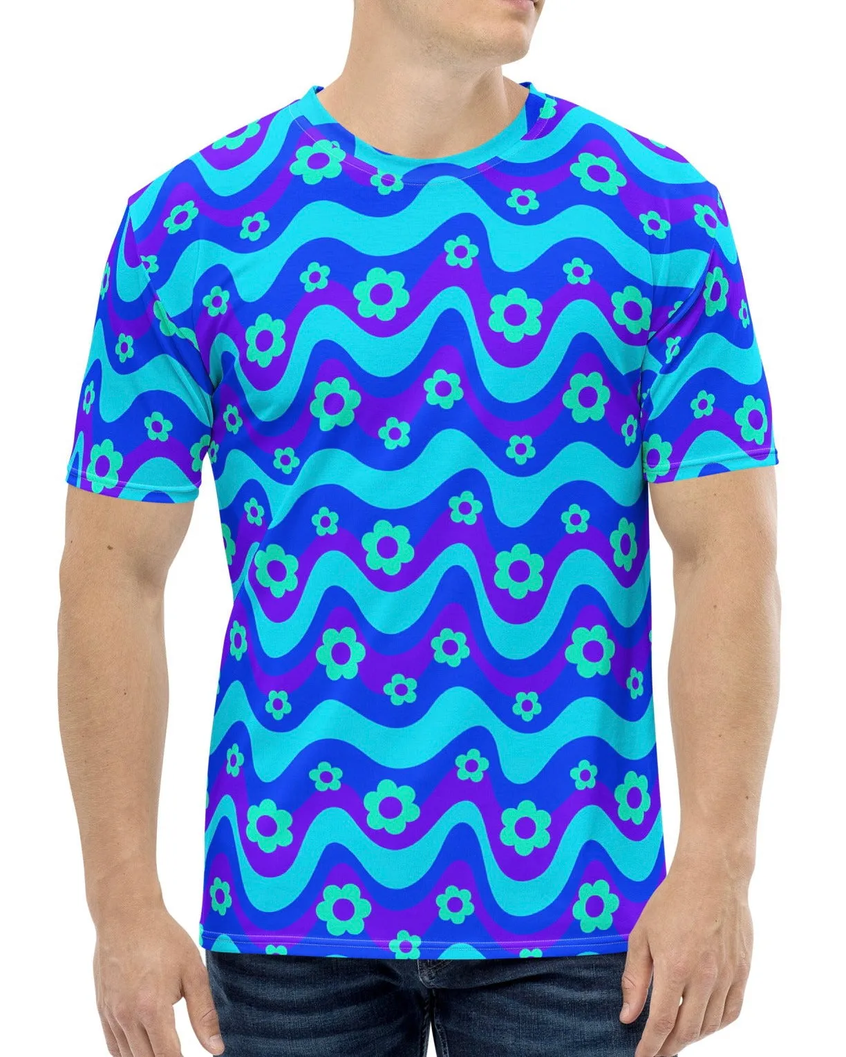 Flower Power Blue T-Shirt