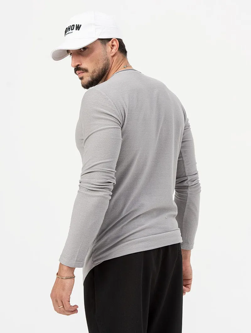 FRASER HENLEY T-SHIRT IN GREY