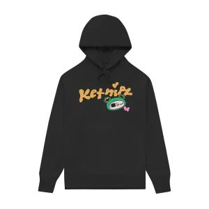 Froggy Bean Logo Black Hoodie