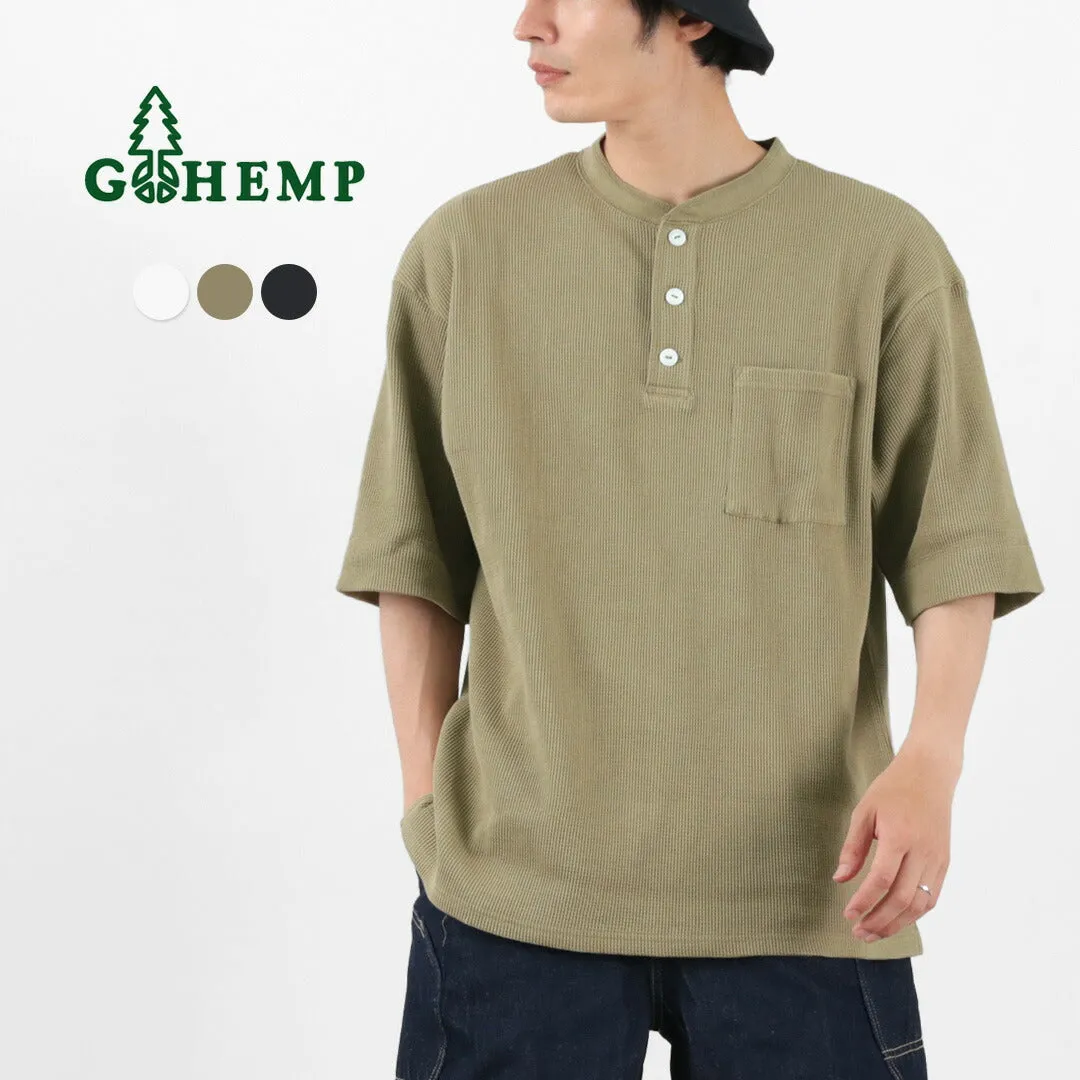 GOHEMP / Henley PK Short Sleeve Shirt