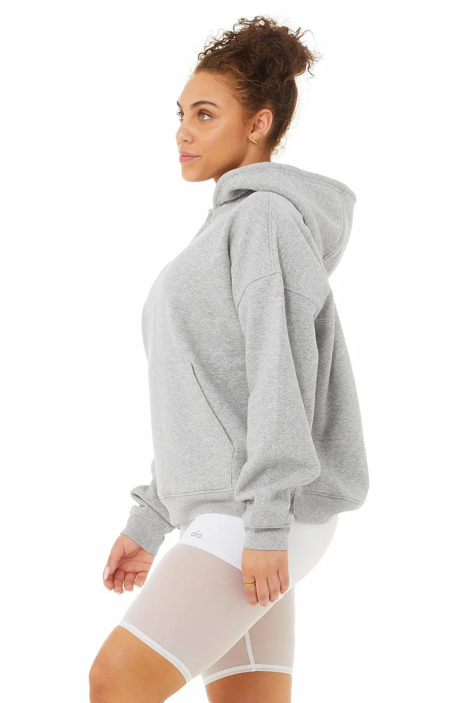 Gratify Hoodie - Dove Grey Heather