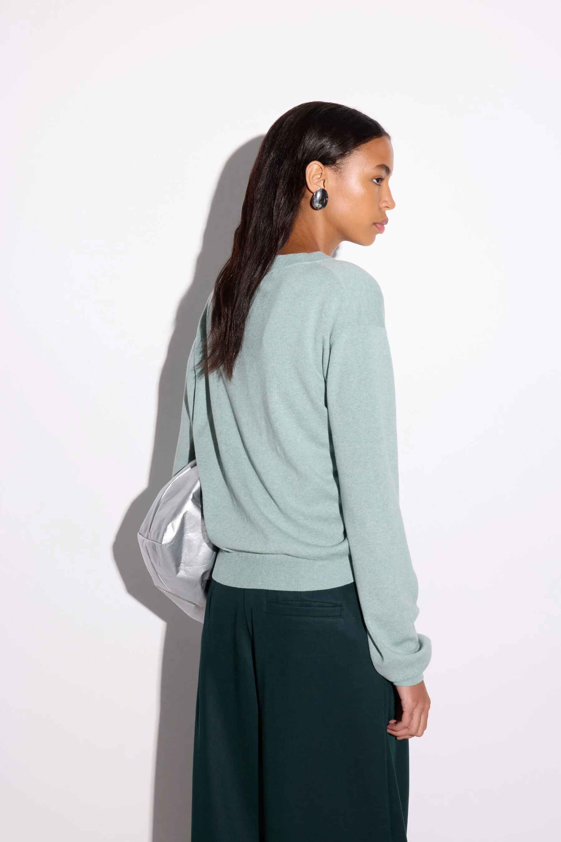 Gregory Farah Knit Cardi - Mint Melange