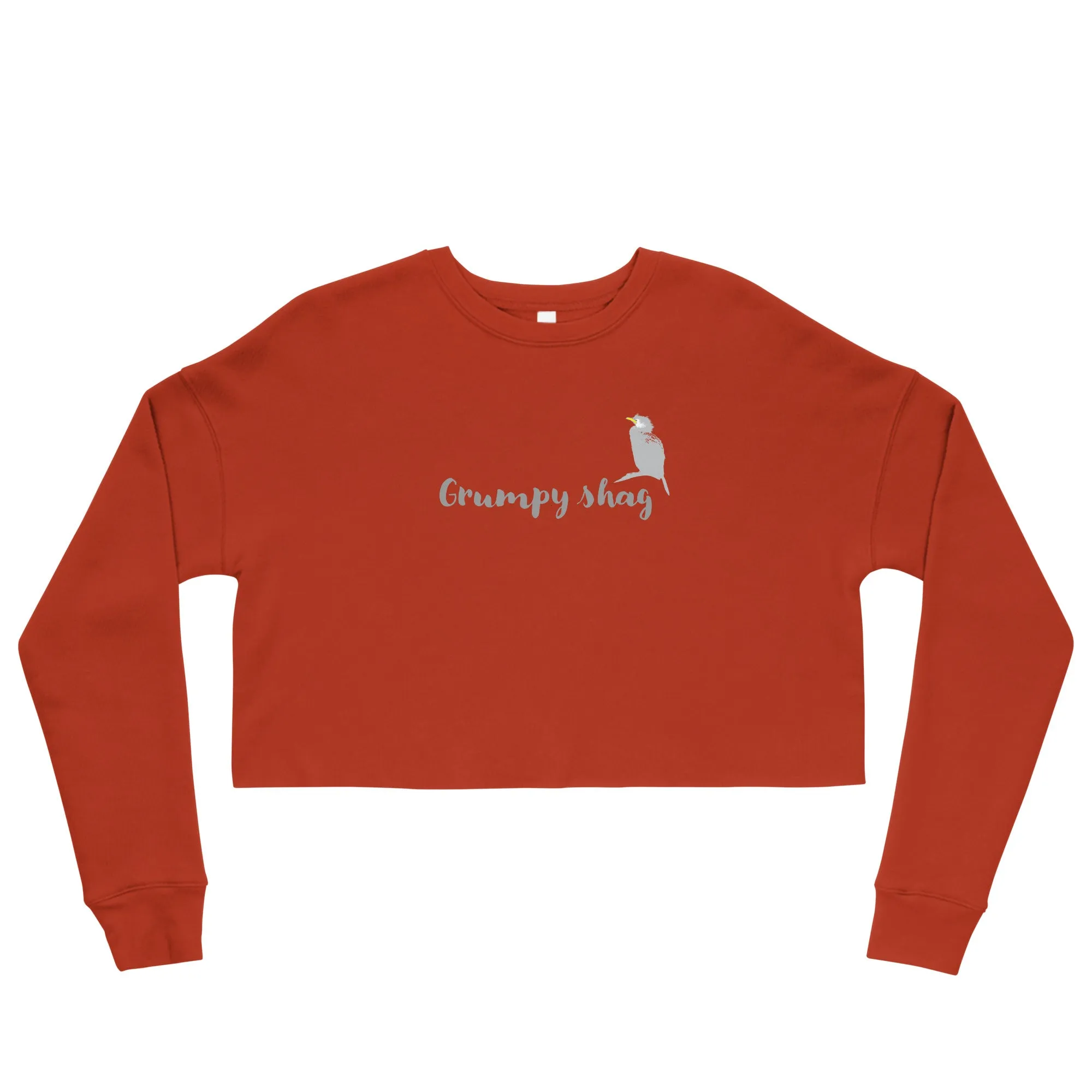 Grumpy shag Crop Sweatshirt