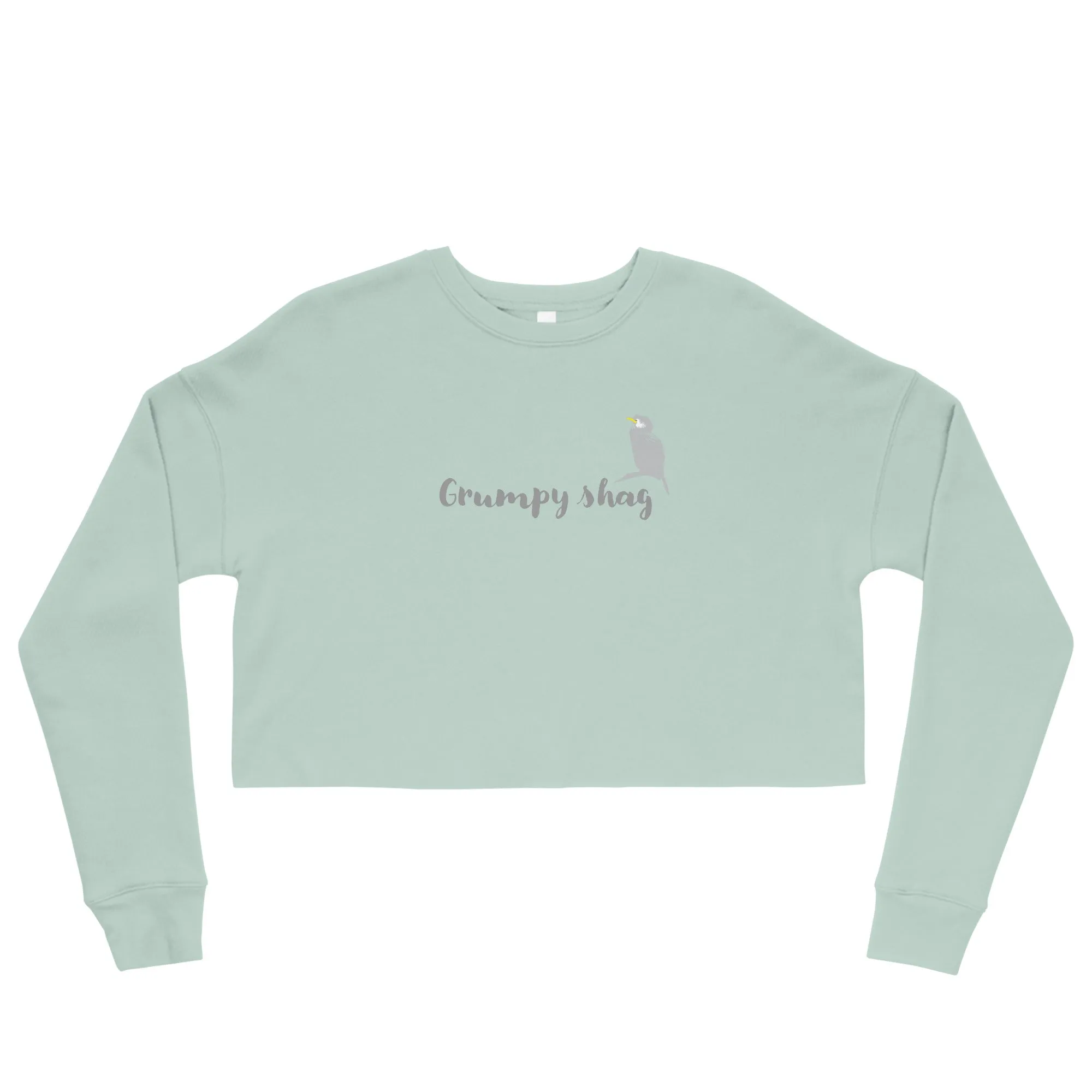 Grumpy shag Crop Sweatshirt