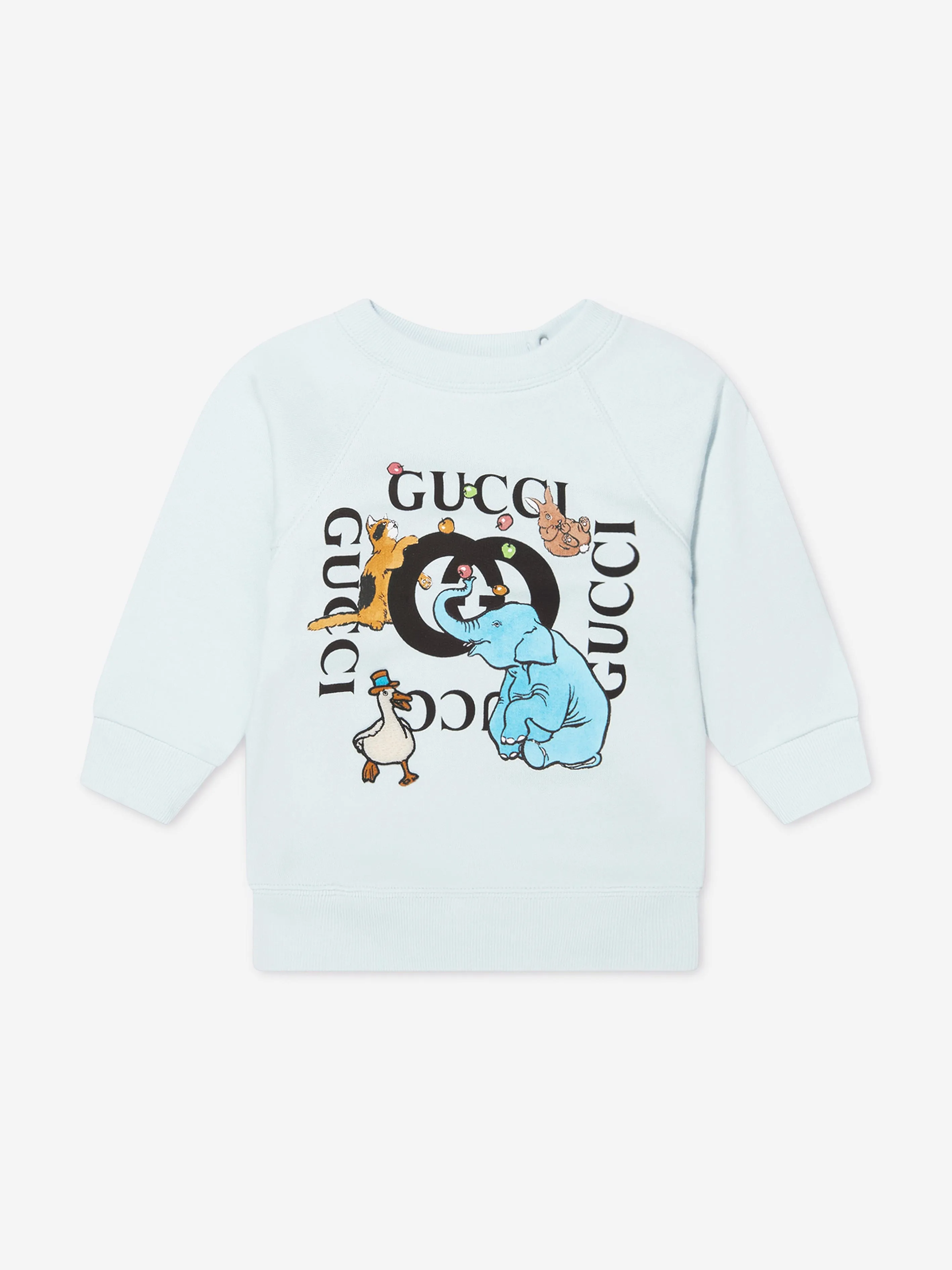 Gucci Baby Logo Sweatshirt in Blue