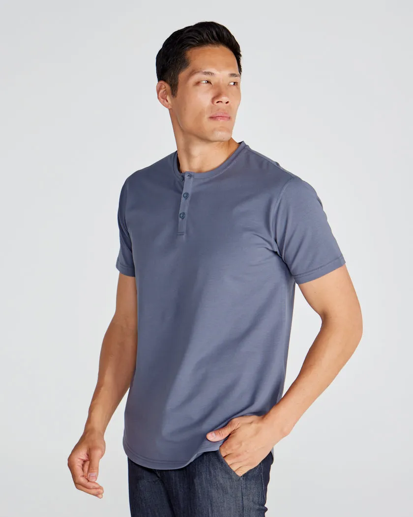 Henley Drop-Cut: LUX (Size XXXL)