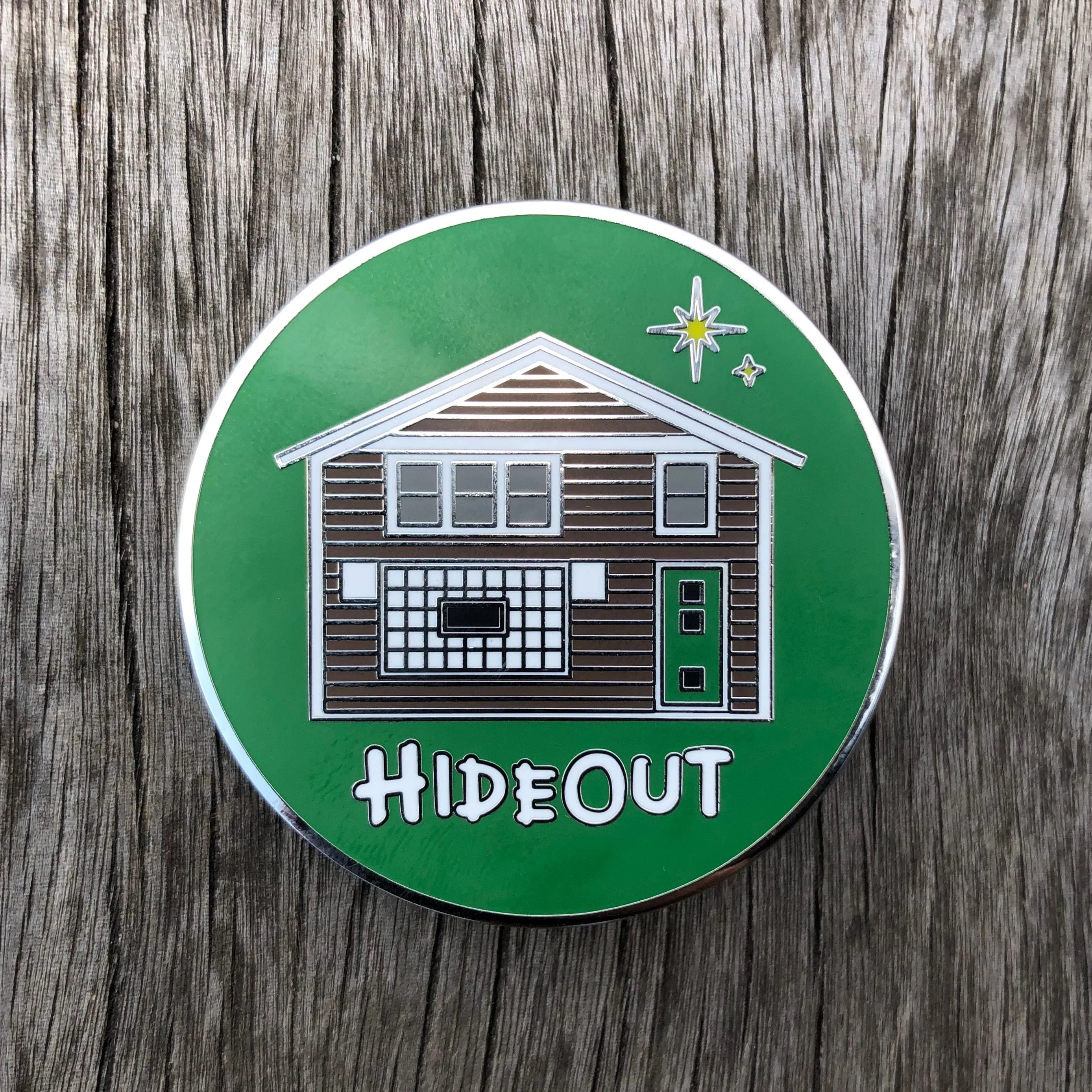 Hideout Enamel Pins