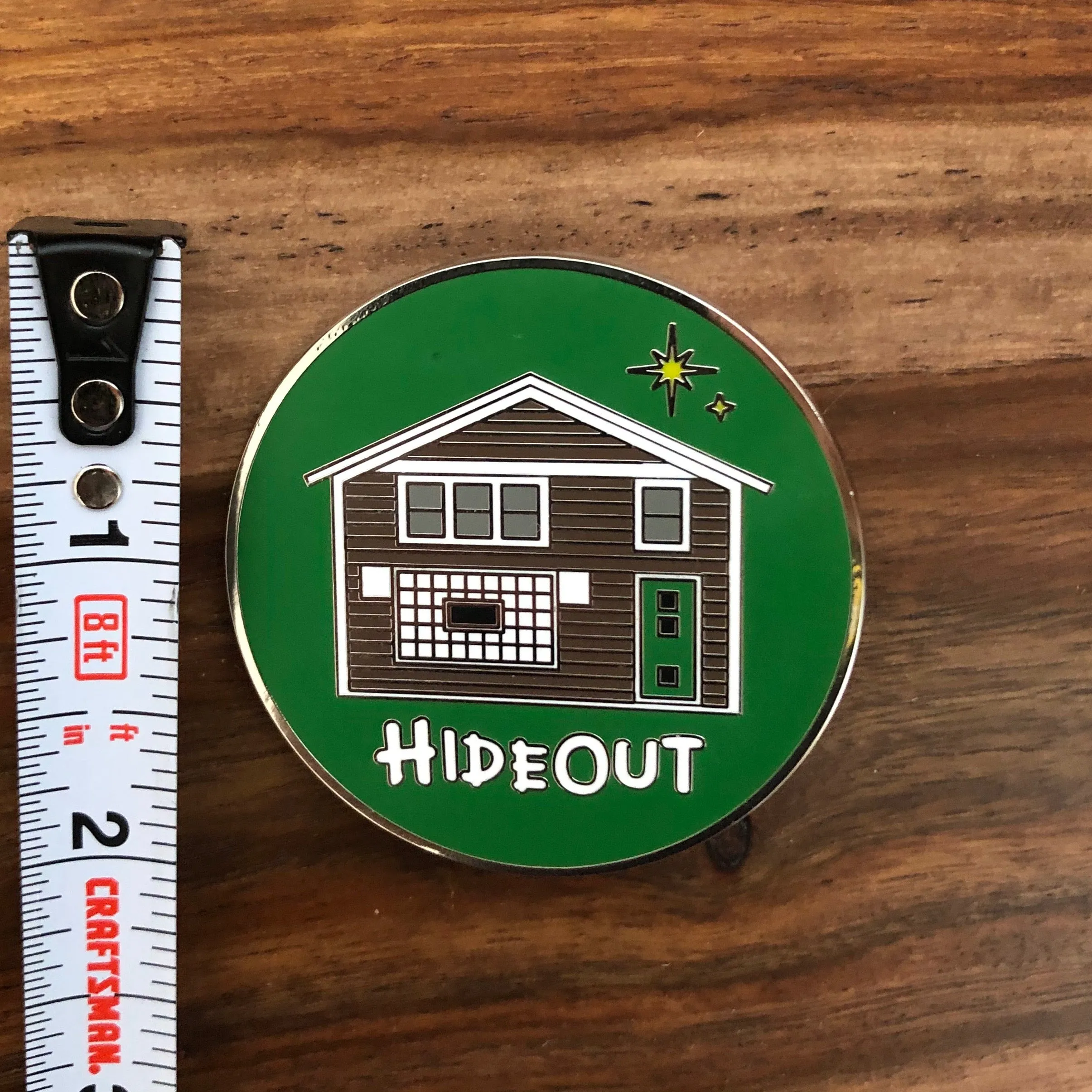 Hideout Enamel Pins