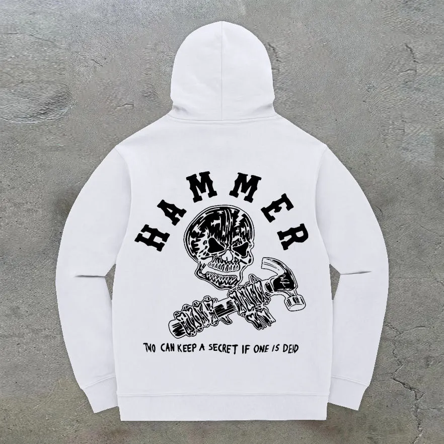 Hip-Hop Trendy Retro Long Sleeve Hoodie