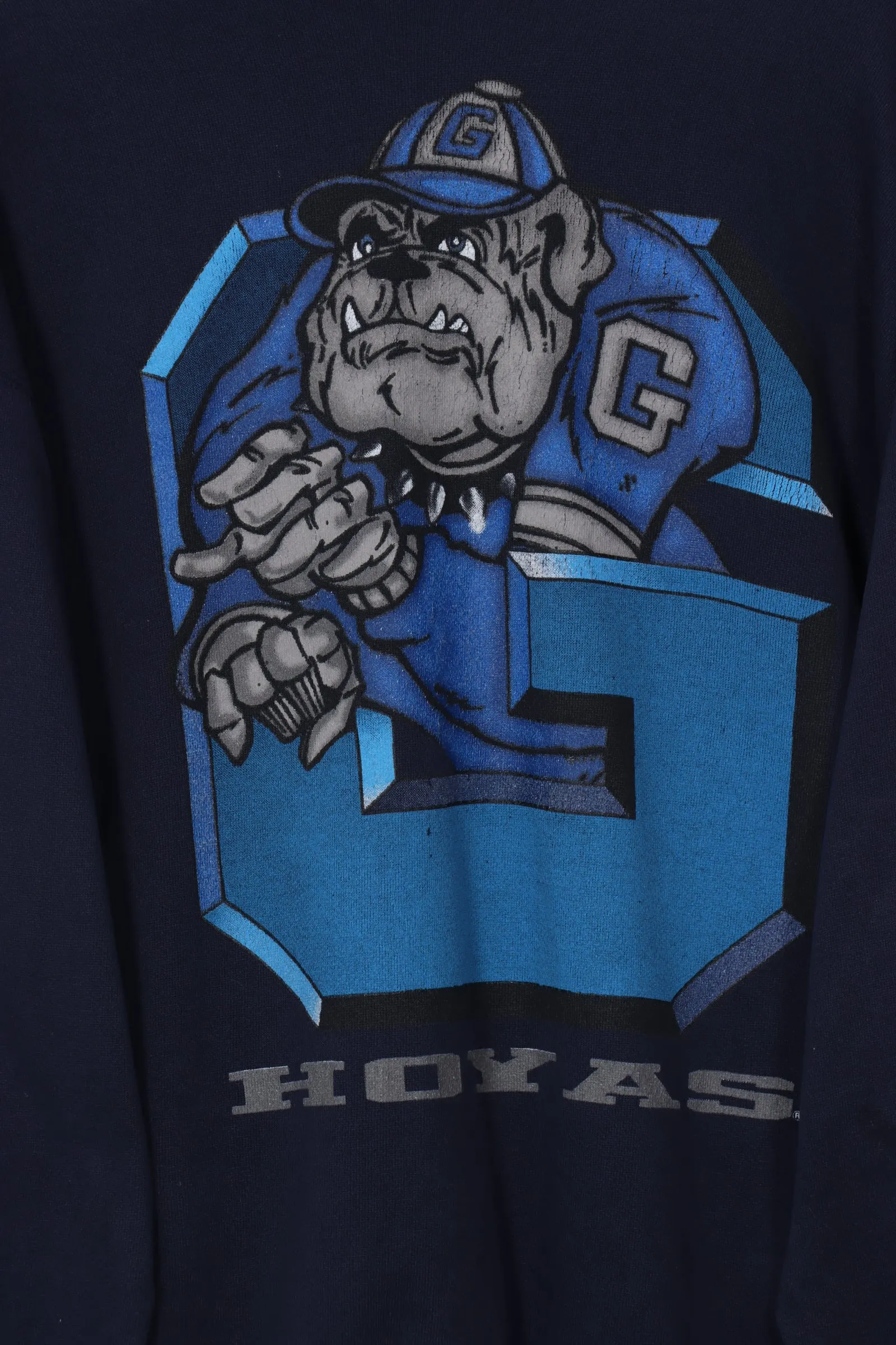 Hoya Georgetown Navy College Football Sweatshirt (L)